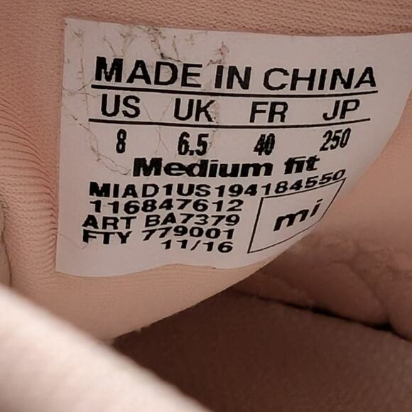 Adidas Tubular Shoes Womens 8 M Blush Pink Athletic Sneakers BA7379 Running - Picture 8 of 12